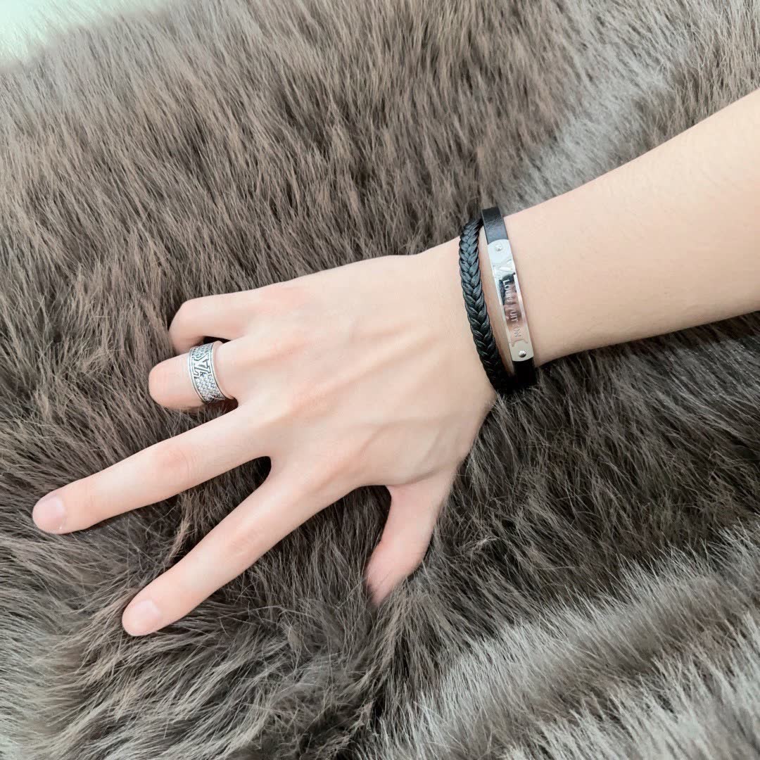Louis Vuitton Leather Bracelet